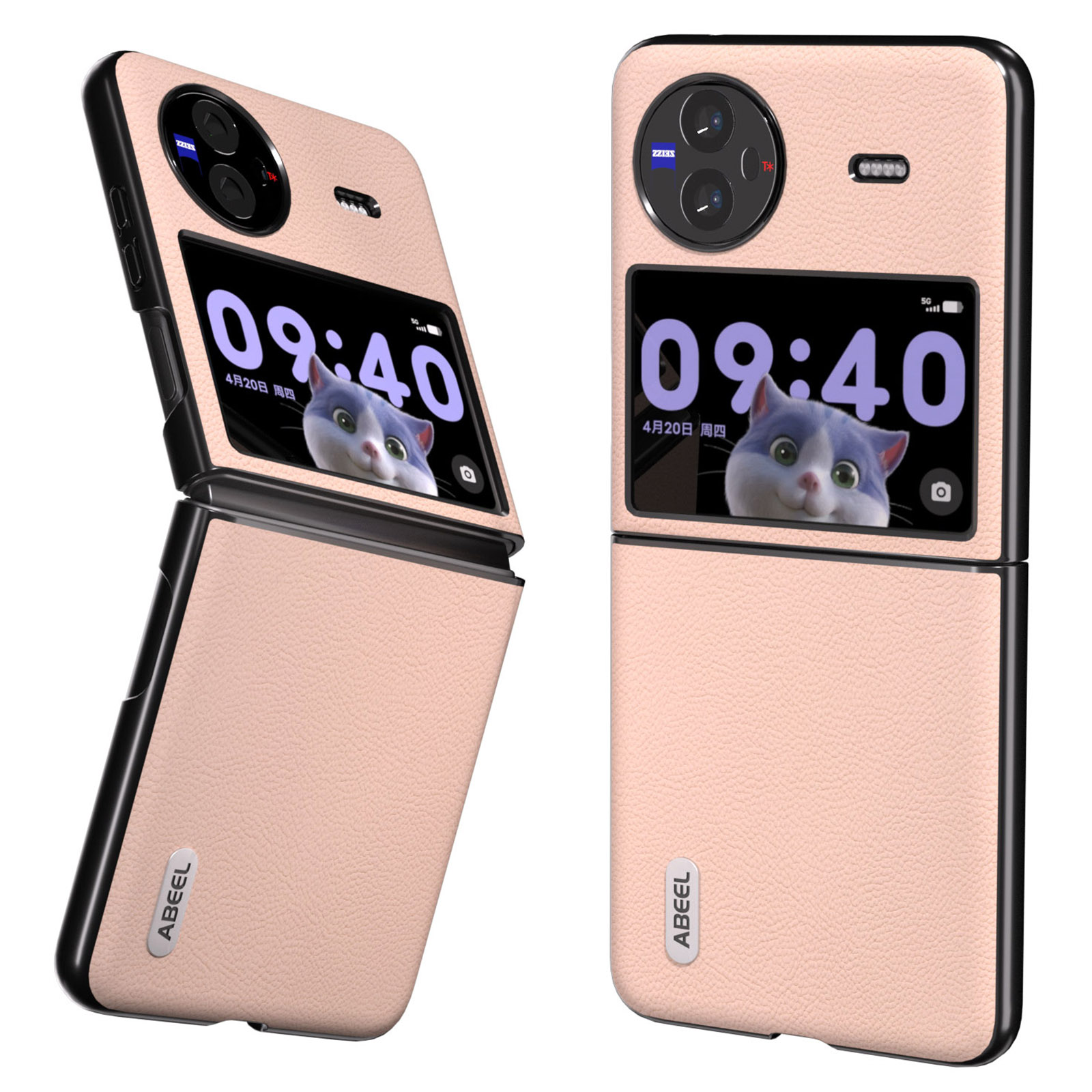 ABEEL Für Vivo X Flip Cowhide Leder Beschichtet Hard Case Litchi Textur Klappung Telefonabdeckung - Rosa, vivo X Flip
ABEEL Für Vivo X Flip Cowhide Leder Beschichtet Hard Case Litchi Textur Klappung Telefonabdeckung - Rosa, vivo X Flip