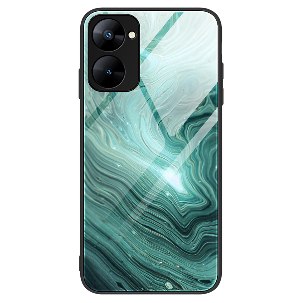 Für Realme V30 5G Marmormuster Temperiertes Gla-rückenhülle Stoßdicht Anti-schlupf-pc+tpu-telefonabdeckung - DL02, Realme V30 5G
Für Realme V30 5G Marmormuster Temperiertes Gla-rückenhülle Stoßdicht Anti-schlupf-pc+tpu-telefonabdeckung - DL02, Realme V30 5G