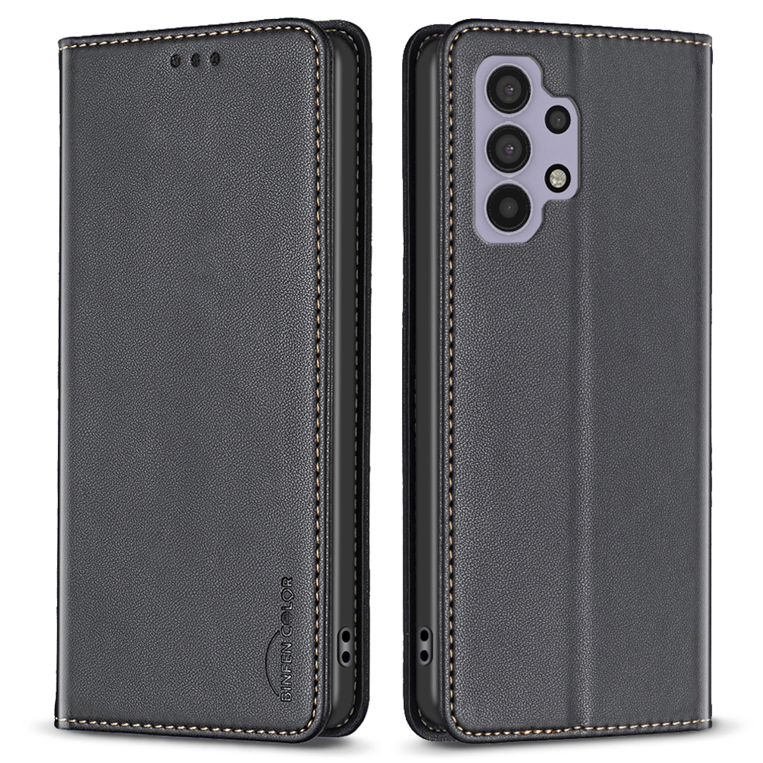 Binfen Color BF18 Standhülle Für Samsung Galaxy A32 5G / M32 5G Leder -telefonabdeckung Mit Kartenschlitzen - Schwarz, Galaxy A32 5G
Binfen Color BF18 Standhülle Für Samsung Galaxy A32 5G / M32 5G Leder -telefonabdeckung Mit Kartenschlitzen - Schwarz, Galaxy A32 5G