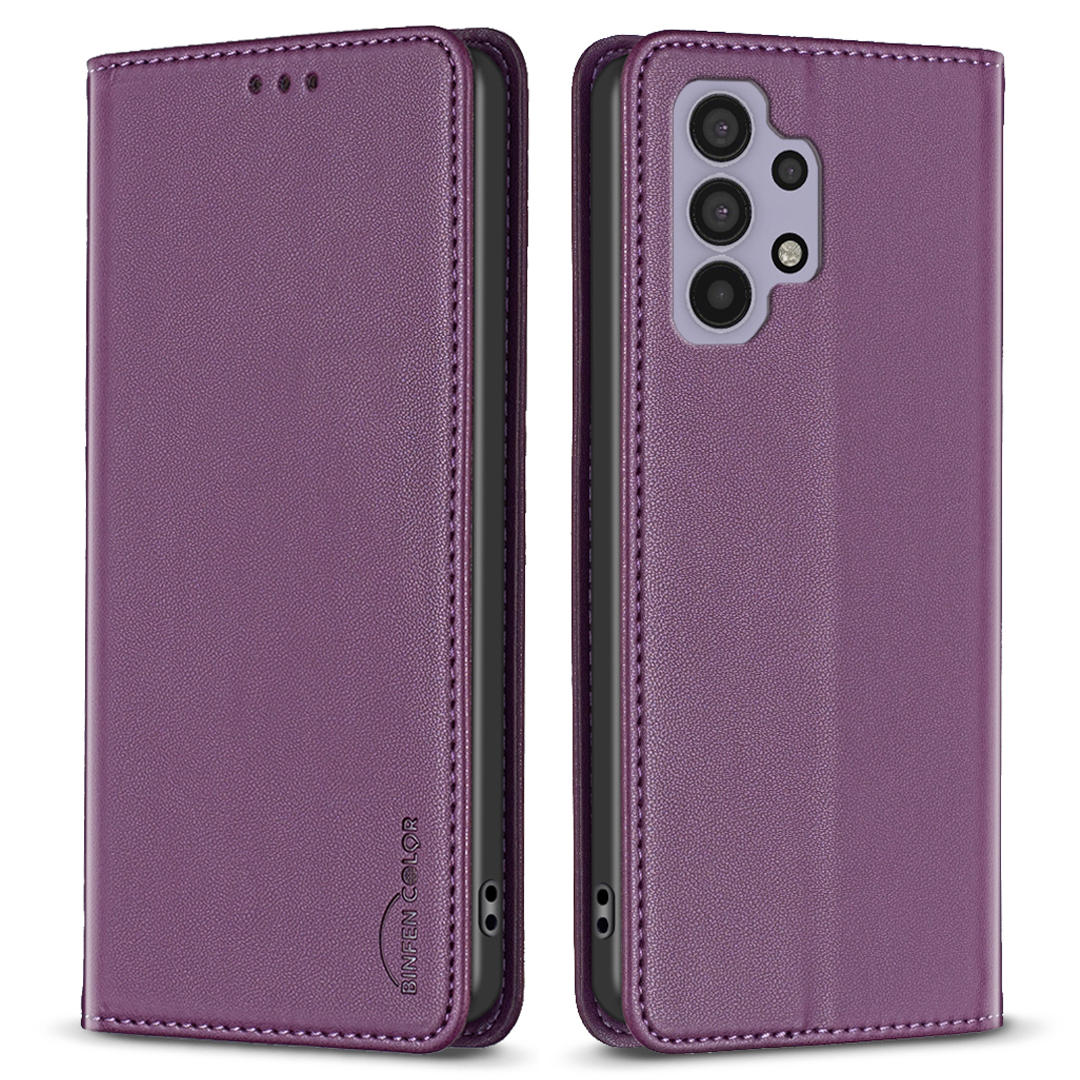 Binfen Color BF18 Standhülle Für Samsung Galaxy A32 5G / M32 5G Leder -telefonabdeckung Mit Kartenschlitzen - Dunkelviolett, Galaxy A32 5G
Binfen Color BF18 Standhülle Für Samsung Galaxy A32 5G / M32 5G Leder -telefonabdeckung Mit Kartenschlitzen - Dunkelviolett, Galaxy A32 5G