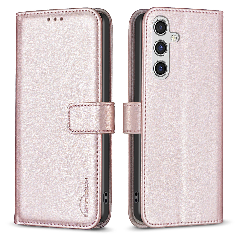 Binfen Farbe BF17 Für Samsung Galaxy A14 4G / 5G PU Leder Brieftaschenhülle Telefonabdeckung Mit Ständer - Roségold, Galaxy A14 4G
Binfen Farbe BF17 Für Samsung Galaxy A14 4G / 5G PU Leder Brieftaschenhülle Telefonabdeckung Mit Ständer - Roségold, Galaxy A14 4G