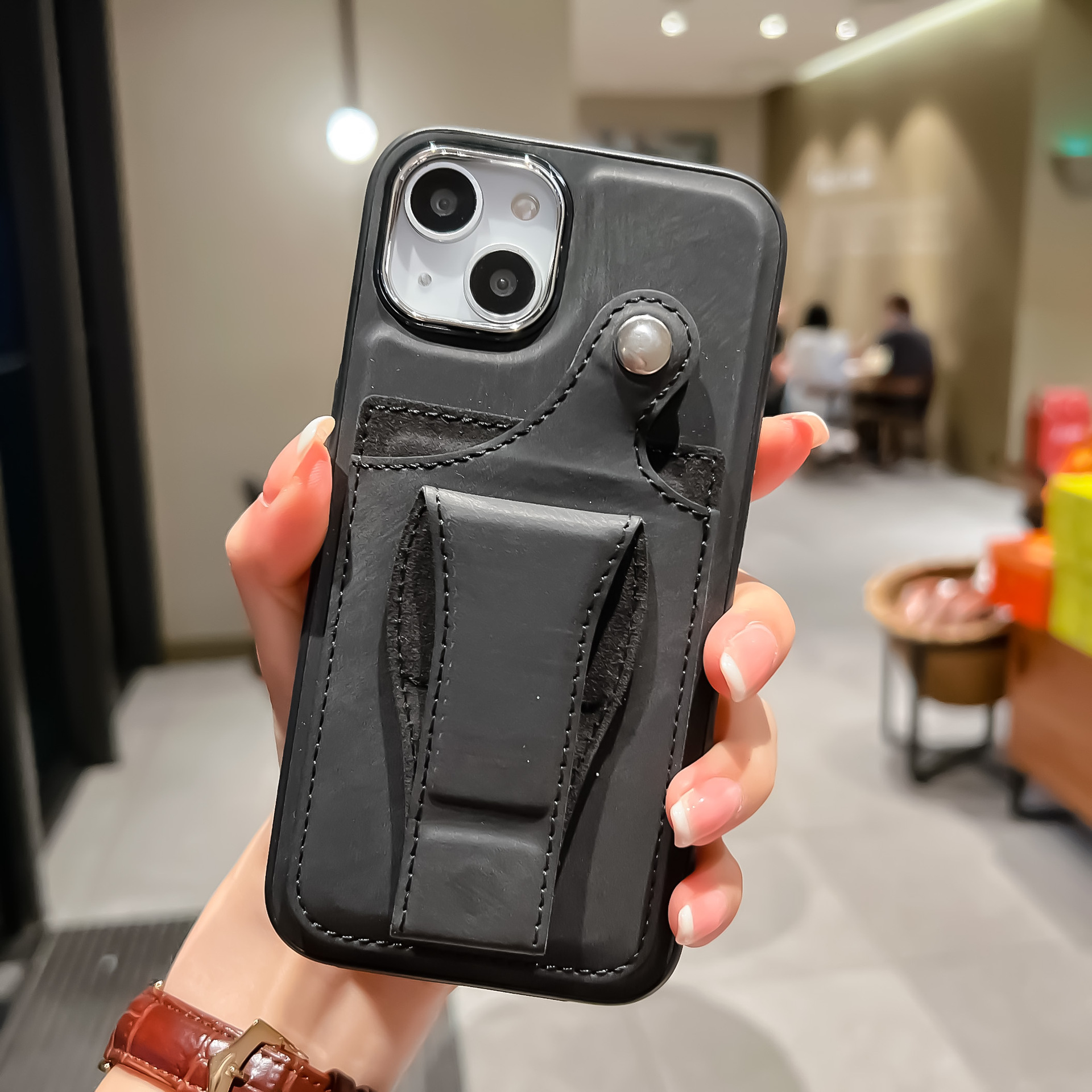 PU Leather TPU -telefonhülle Für Iphone 14 Schockdelie -telefonabdeckung Mit Kartenhalter, Kickstand - Schwarz, iPhone 14
PU Leather TPU -telefonhülle Für Iphone 14 Schockdelie -telefonabdeckung Mit Kartenhalter, Kickstand - Schwarz, iPhone 14