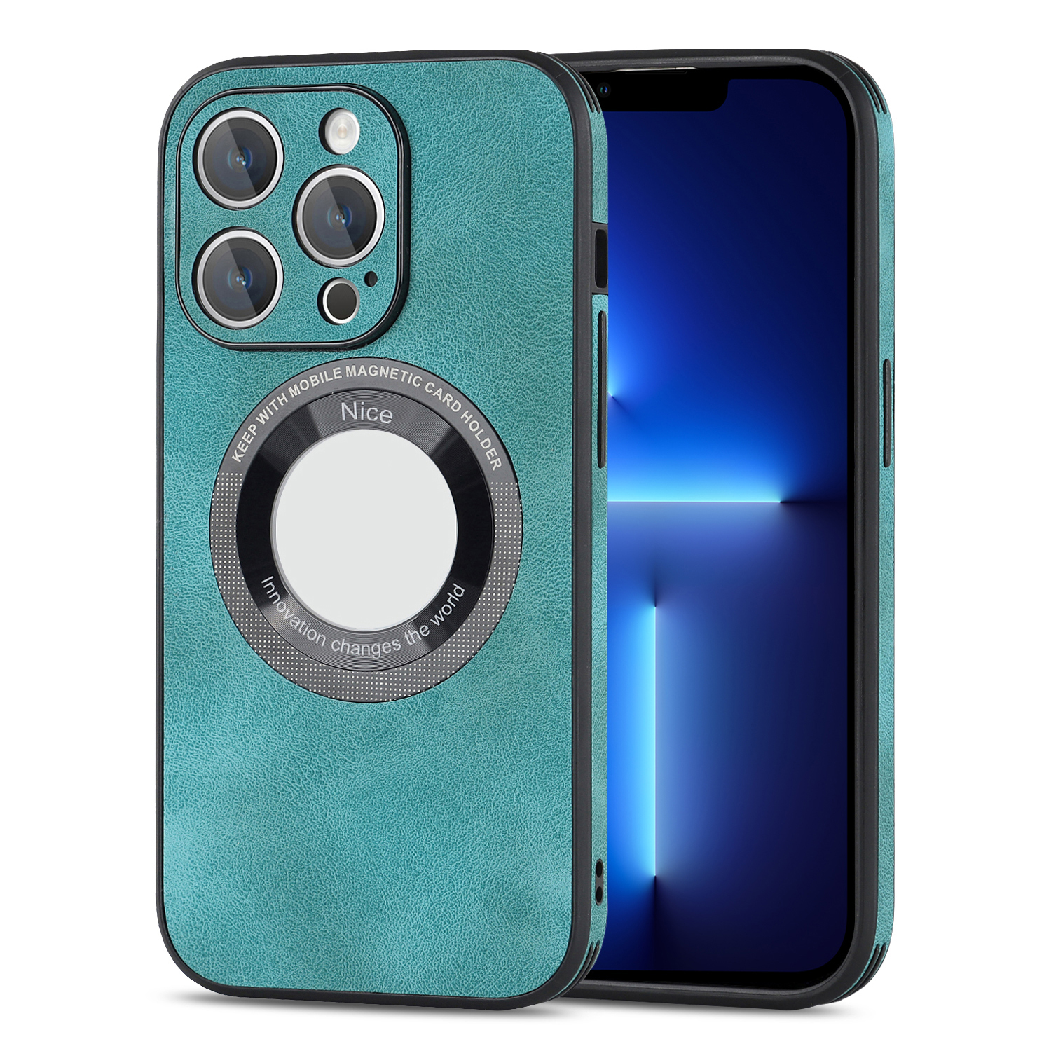 Für Das Iphone 13 Pro Max Magnetic Hülle Schocksicheres PU -leder+pc+tpu -logo -telefonabdeckung - Grün, iPhone 13 Pro Max
Für Das Iphone 13 Pro Max Magnetic Hülle Schocksicheres PU -leder+pc+tpu -logo -telefonabdeckung - Grün, iPhone 13 Pro Max