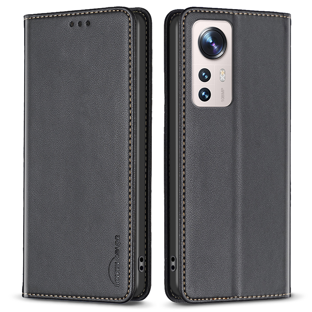 Binfen Farbe BF18 Kartensteckplätze Telefonabdeckung Für Xiaomi 12 Lite 5G PU Leder Vollschutz Stand Hülle - Schwarz, Xiaomi 12 Lite 5G
Binfen Farbe BF18 Kartensteckplätze Telefonabdeckung Für Xiaomi 12 Lite 5G PU Leder Vollschutz Stand Hülle - Schwarz, Xiaomi 12 Lite 5G