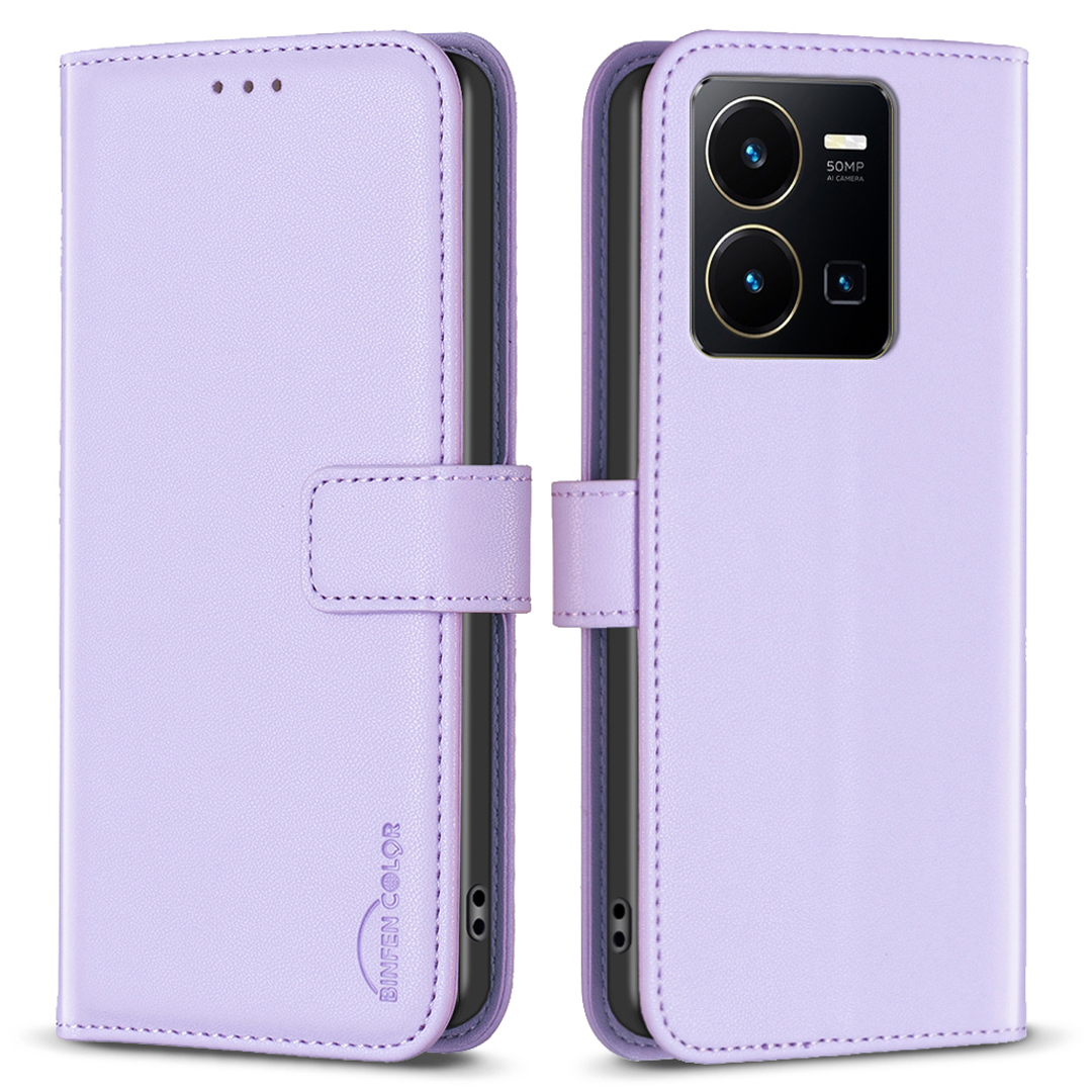 Binfen Color BF17 Für Vivo Y35 4g (2022) / Y22s 4G PU Leder Brieftasche Hülle Stand Telefonabdeckung - Lila, vivo Y35 4G (2022)
Binfen Color BF17 Für Vivo Y35 4g (2022) / Y22s 4G PU Leder Brieftasche Hülle Stand Telefonabdeckung - Lila, vivo Y35 4G (2022)
