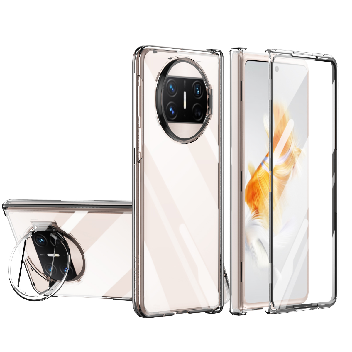 Für Huawei Mate X3 5G Phantom Series Scharnierschutz Phone Case Camera Objektivs Frame Kickstand PC -abdeckung - Transparent, Huawei Mate X3 5G
Für Huawei Mate X3 5G Phantom Series Scharnierschutz Phone Case Camera Objektivs Frame Kickstand PC -abdeckung - Transparent, Huawei Mate X3 5G