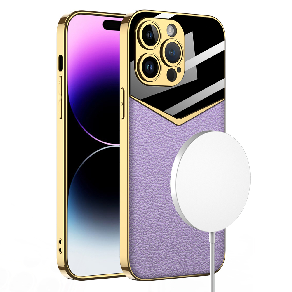 GKK -elektroplating -telefonhülle Für Iphone 14 Pro Max Slim Case TPU+PC+PU Leder Telefonschale - Lila, iPhone 14 Pro Max
GKK -elektroplating -telefonhülle Für Iphone 14 Pro Max Slim Case TPU+PC+PU Leder Telefonschale - Lila, iPhone 14 Pro Max