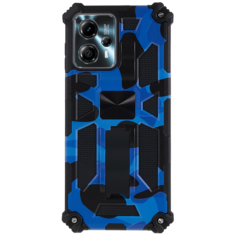 Für Motorola Moto G13 4G / G23 4G / G53 5G Phone Case Camouflage PC+TPU -mobiltelefonabdeckung Mit Kickstand - Blau, Motorola Moto G13 4G
Für Motorola Moto G13 4G / G23 4G / G53 5G Phone Case Camouflage PC+TPU -mobiltelefonabdeckung Mit Kickstand - Blau, Motorola Moto G13 4G