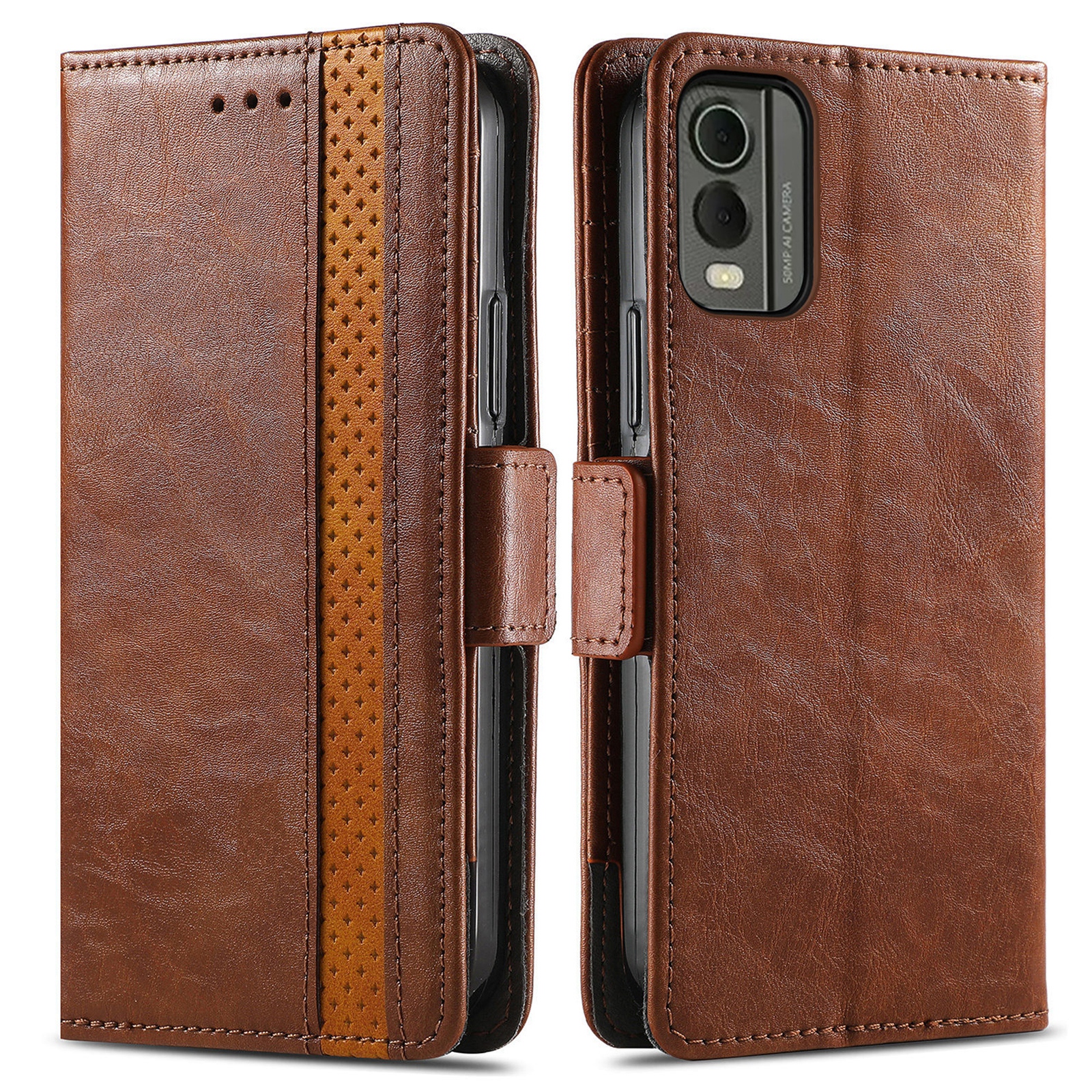 Caseneo 002 -serie Für Nokia C32 Splicing PU Leder Hülle RFID Blocking Wallet Stand Telefonabdeckung - Dunkelbraun, Nokia C32
Caseneo 002 -serie Für Nokia C32 Splicing PU Leder Hülle RFID Blocking Wallet Stand Telefonabdeckung - Dunkelbraun, Nokia C32