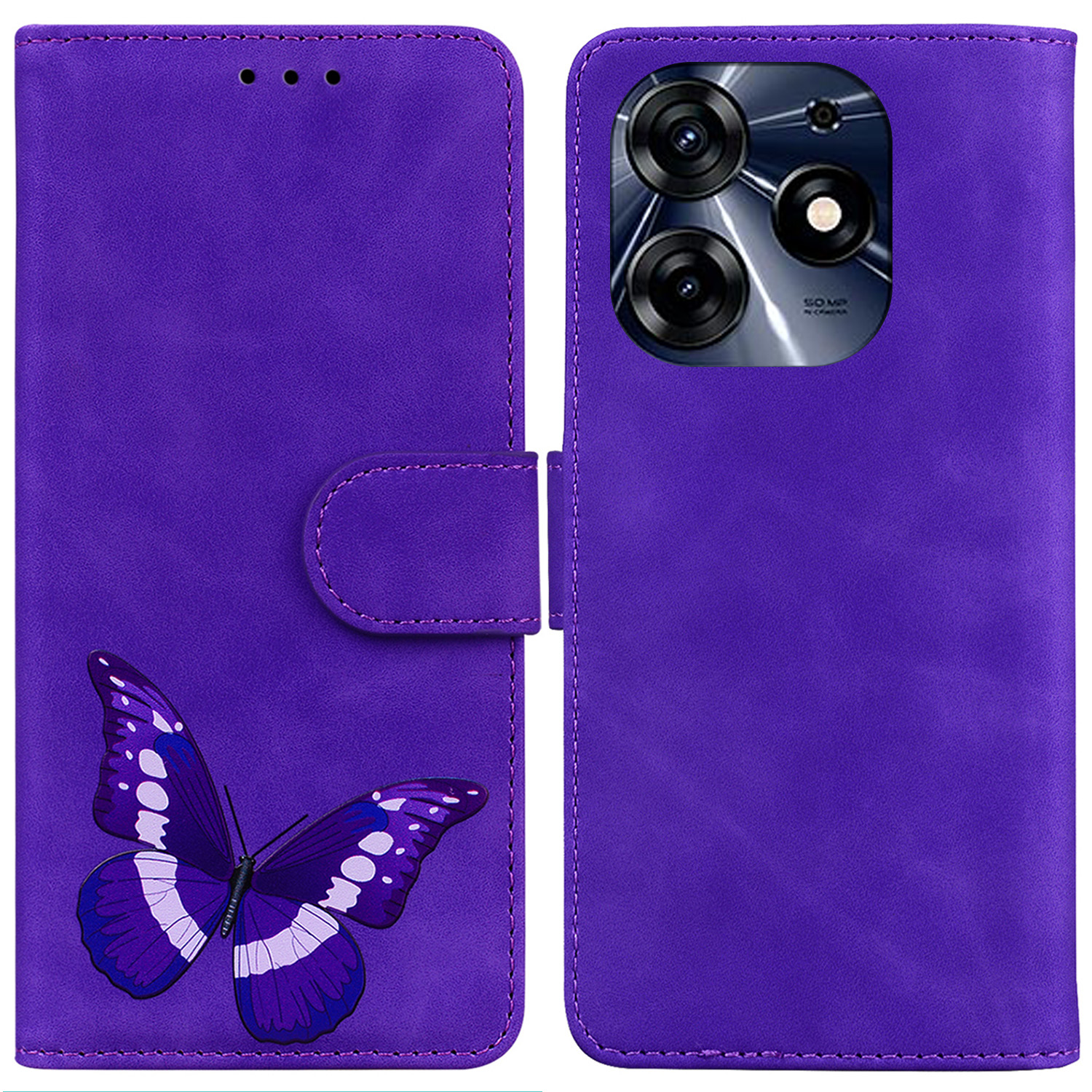 Für Tecno Spark 10 Pro Phone Case Stand Wallet Butterfly Druckhaut-leder-telefonabdeckung - Lila, Tecno Spark 10 Pro
Für Tecno Spark 10 Pro Phone Case Stand Wallet Butterfly Druckhaut-leder-telefonabdeckung - Lila, Tecno Spark 10 Pro
