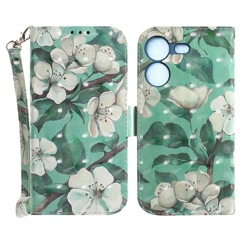 Für Tecno Pova 5 4G Muster Design Folio Cover PU Leder -stand Brieftaschenhülle Mit Riemen - Aquarellblüten, Tecno Pova 5 4G
Für Tecno Pova 5 4G Muster Design Folio Cover PU Leder -stand Brieftaschenhülle Mit Riemen - Aquarellblüten, Tecno Pova 5 4G