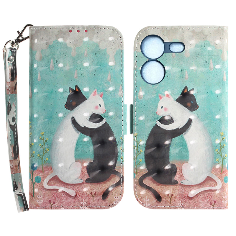 Für Tecno Pova 5 4G Muster Design Folio Cover PU Leder -stand Brieftaschenhülle Mit Riemen - Zwei Katzen, Tecno Pova 5 4G
Für Tecno Pova 5 4G Muster Design Folio Cover PU Leder -stand Brieftaschenhülle Mit Riemen - Zwei Katzen, Tecno Pova 5 4G