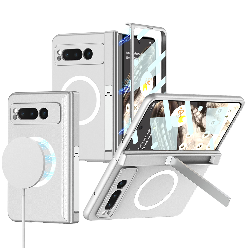 GKK Für Google Pixel Fold Magnetic Hard PC Phone Hülle Scharnierschutz Kickstand Cover Mit Temperaturem Glafilm - Silber, Google Pixel Fold
GKK Für Google Pixel Fold Magnetic Hard PC Phone Hülle Scharnierschutz Kickstand Cover Mit Temperaturem Glafilm - Silber, Google Pixel Fold
