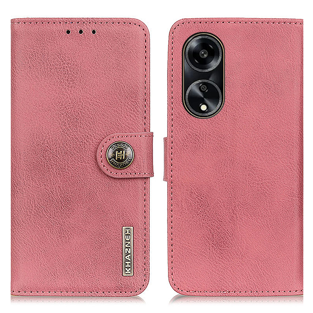 Khazneh Für Oppo A1 5G Anti-scruch Cowide Texture Telefon Cover Wallet Stand PU Leder Smartphone Hülle - Rosa, Oppo A1 5G
Khazneh Für Oppo A1 5G Anti-scruch Cowide Texture Telefon Cover Wallet Stand PU Leder Smartphone Hülle - Rosa, Oppo A1 5G