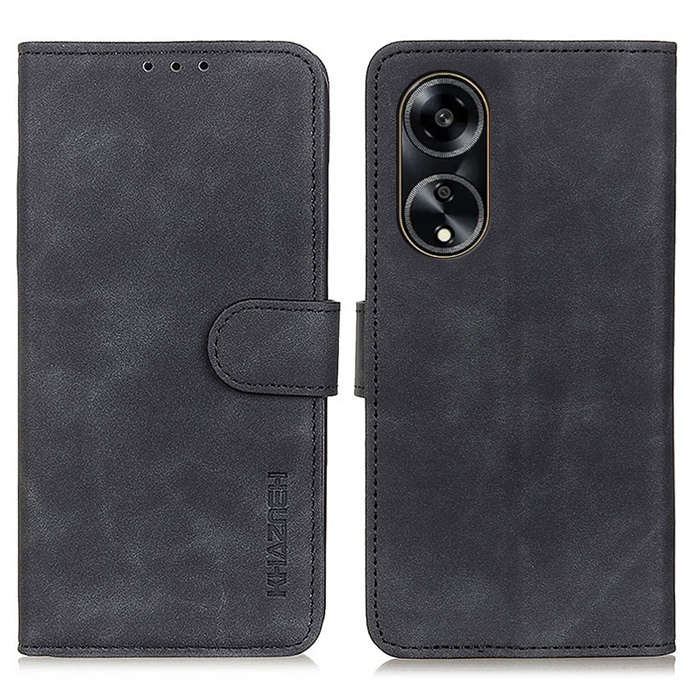 Khazneh Für Oppo A1 5G Anti-fingerabdruck-handy-deckungs-ständer Retro Leder-telefonhülle - Schwarz, Oppo A1 5G
Khazneh Für Oppo A1 5G Anti-fingerabdruck-handy-deckungs-ständer Retro Leder-telefonhülle - Schwarz, Oppo A1 5G