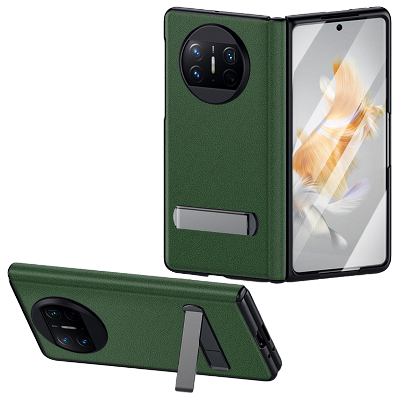 Für Huawei Mate X3 5G Scharnierschutz Telefonhülle PU Leder -kickstand Cover Mit Temperamentvollem Glasfilm - Grün, Huawei Mate X3 5G
Für Huawei Mate X3 5G Scharnierschutz Telefonhülle PU Leder -kickstand Cover Mit Temperamentvollem Glasfilm - Grün, Huawei Mate X3 5G