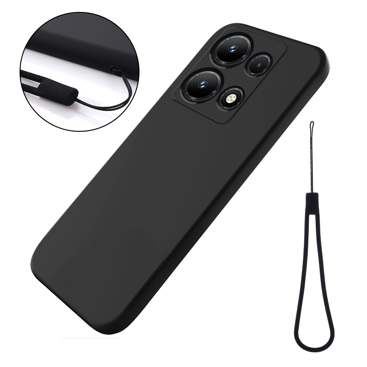Für Infinix -hinweis 30 4G Flüssiges Silikon Flexible Telefonhülle Weichverkleidung Schutzabdeckung - Schwarz, Infinix Note 30i 4G
Für Infinix -hinweis 30 4G Flüssiges Silikon Flexible Telefonhülle Weichverkleidung Schutzabdeckung - Schwarz, Infinix Note 30i 4G