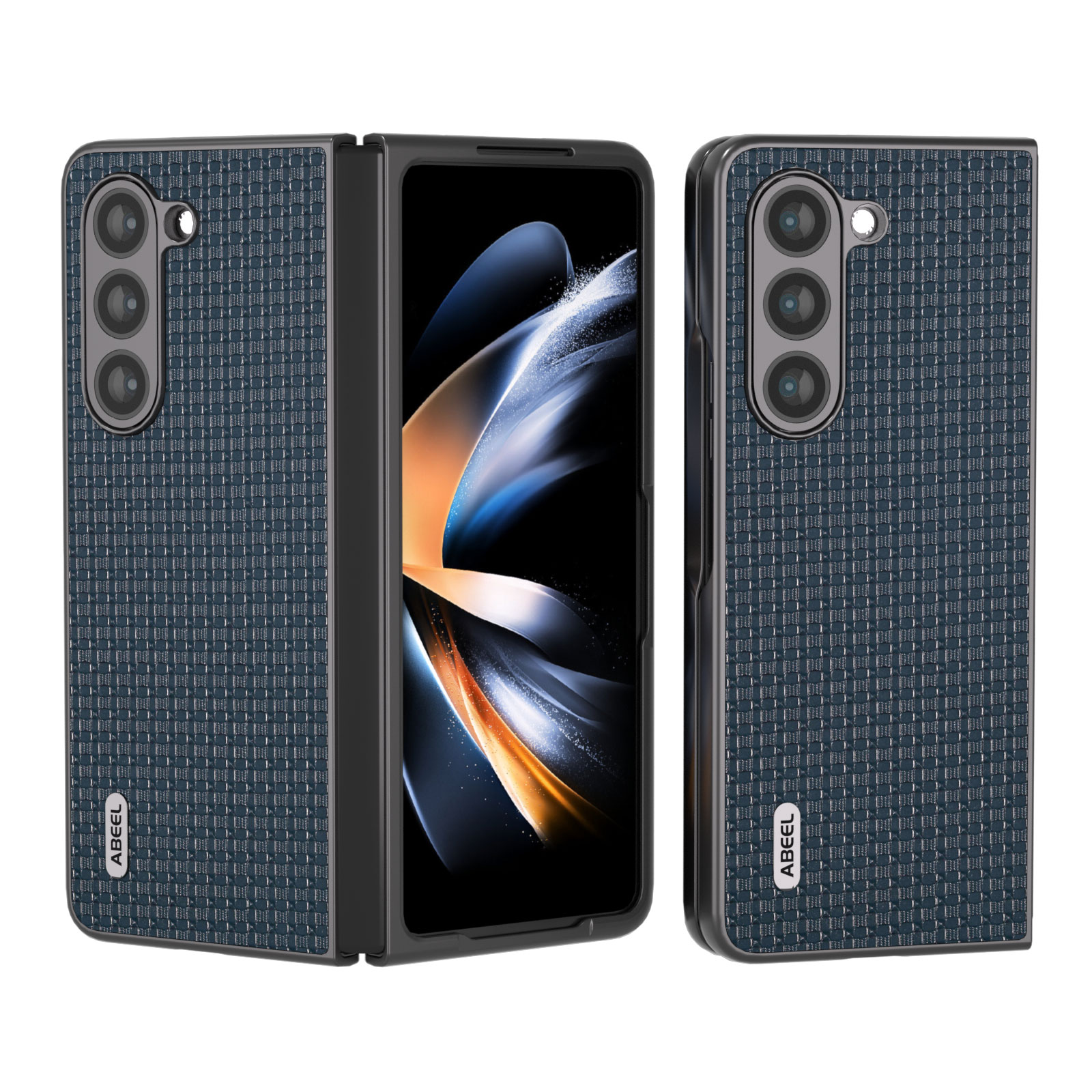 ABEEL Für Samsung Galaxy Z Fold5 5G Rückenabdeckung Cowhide Leder+pc Schockdes Telefonhülle - Blau, Galaxy Z Fold5 5G
ABEEL Für Samsung Galaxy Z Fold5 5G Rückenabdeckung Cowhide Leder+pc Schockdes Telefonhülle - Blau, Galaxy Z Fold5 5G