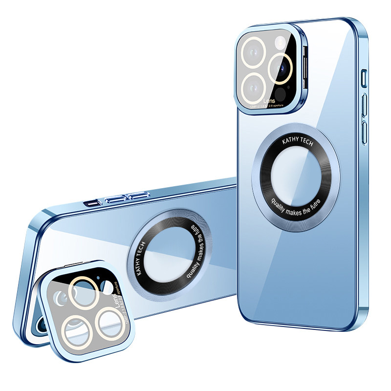 Für Das Iphone 13 Pro Max Soft TPU Elektroplierende Telefonhülle Kickstand Cover Mit Lens Film - Blau, iPhone 13 Pro Max
Für Das Iphone 13 Pro Max Soft TPU Elektroplierende Telefonhülle Kickstand Cover Mit Lens Film - Blau, iPhone 13 Pro Max