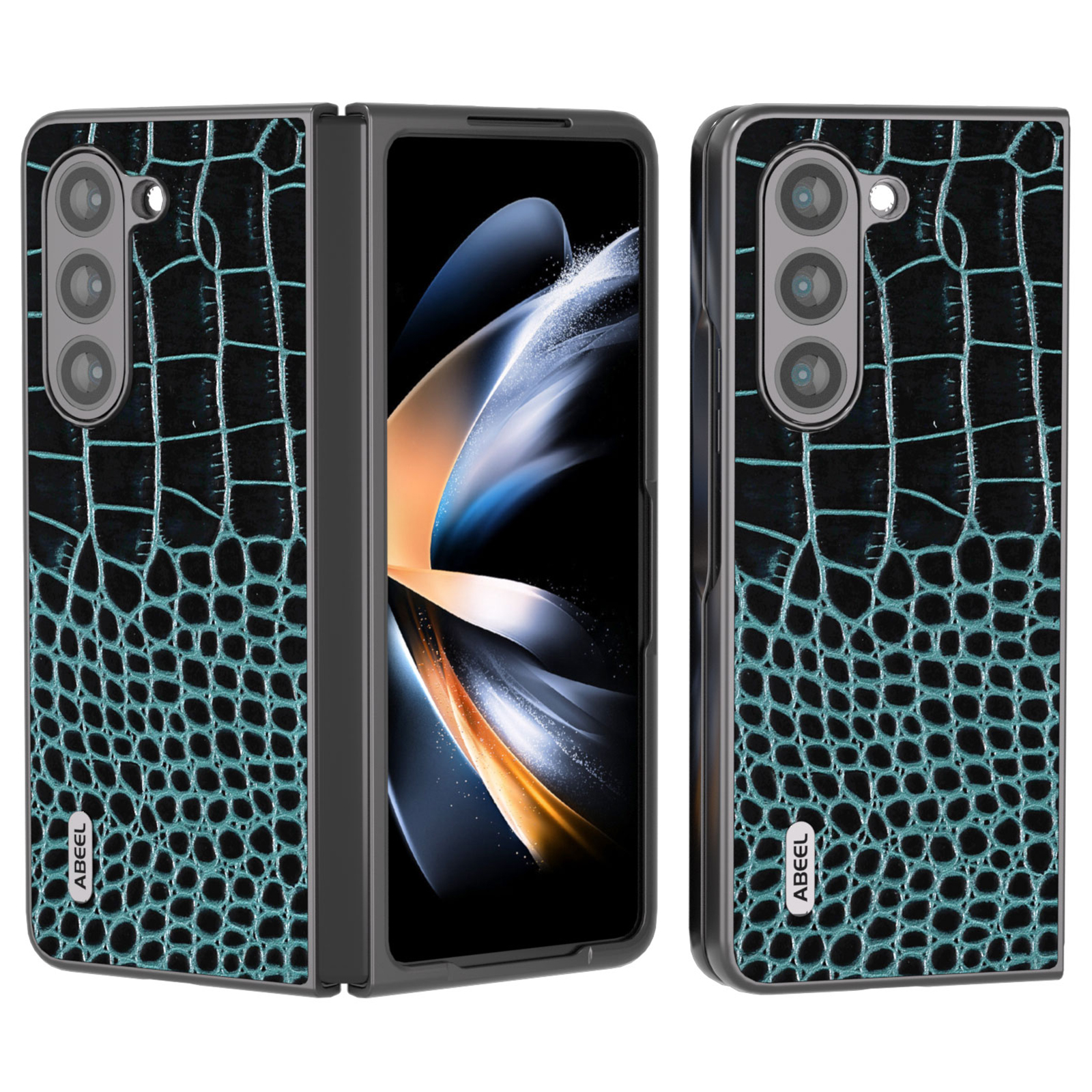 ABEEL Für Samsung Galaxy Z Fold5 5G Cowhide Leder + PC Phone Hülle Krokodiltextur Schlanker Abdeckung - Blau, Galaxy Z Fold5 5G
ABEEL Für Samsung Galaxy Z Fold5 5G Cowhide Leder + PC Phone Hülle Krokodiltextur Schlanker Abdeckung - Blau, Galaxy Z Fold5 5G