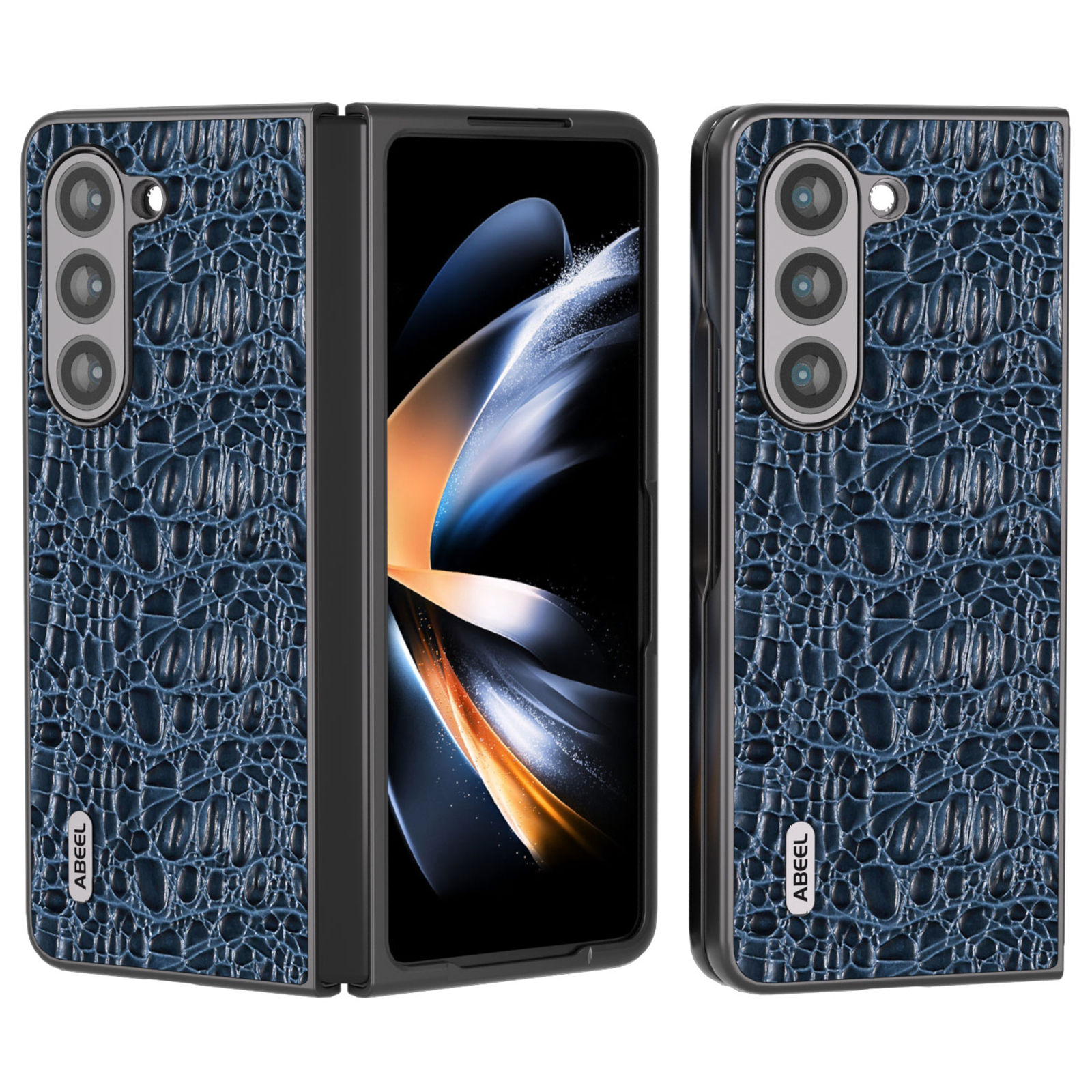 ABEEL Für Samsung Galaxy Z Fold5 5G PC Phone Hülle Anti-schlupf-rutsch-cowide Lederschicht-handyabdeckung - Blau, Galaxy Z Fold5 5G
ABEEL Für Samsung Galaxy Z Fold5 5G PC Phone Hülle Anti-schlupf-rutsch-cowide Lederschicht-handyabdeckung - Blau, Galaxy Z Fold5 5G