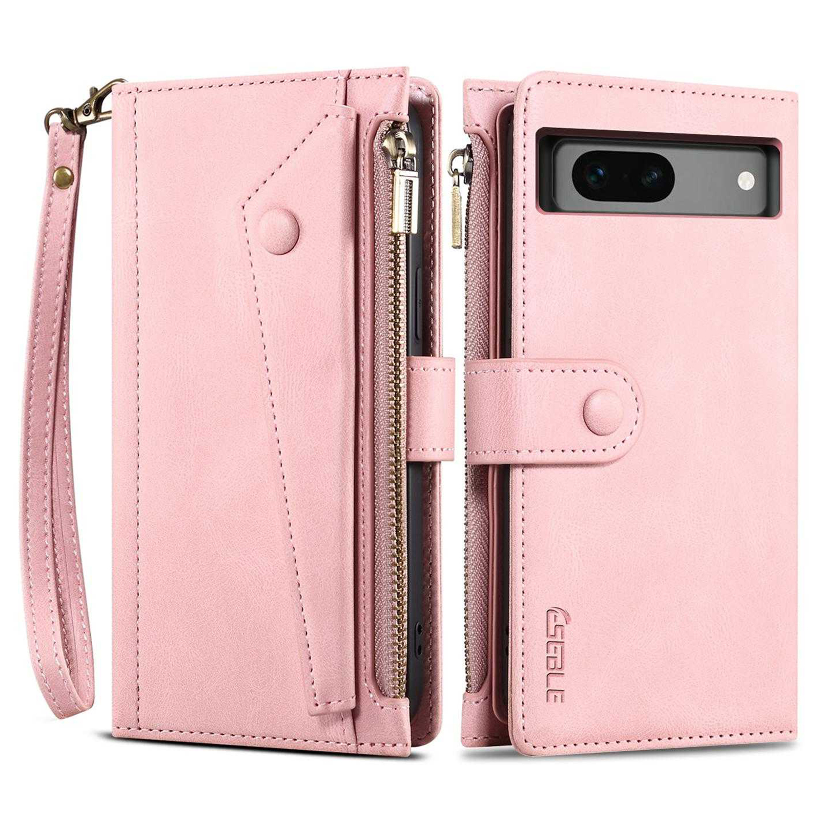 Eseble Star Series Phone Stand Hülle Für Google Pixel 7a Reißverschluss Pocket Wallet Leder Telefonabdeckung - Roségold, Google Pixel 7a
Eseble Star Series Phone Stand Hülle Für Google Pixel 7a Reißverschluss Pocket Wallet Leder Telefonabdeckung - Roségold, Google Pixel 7a