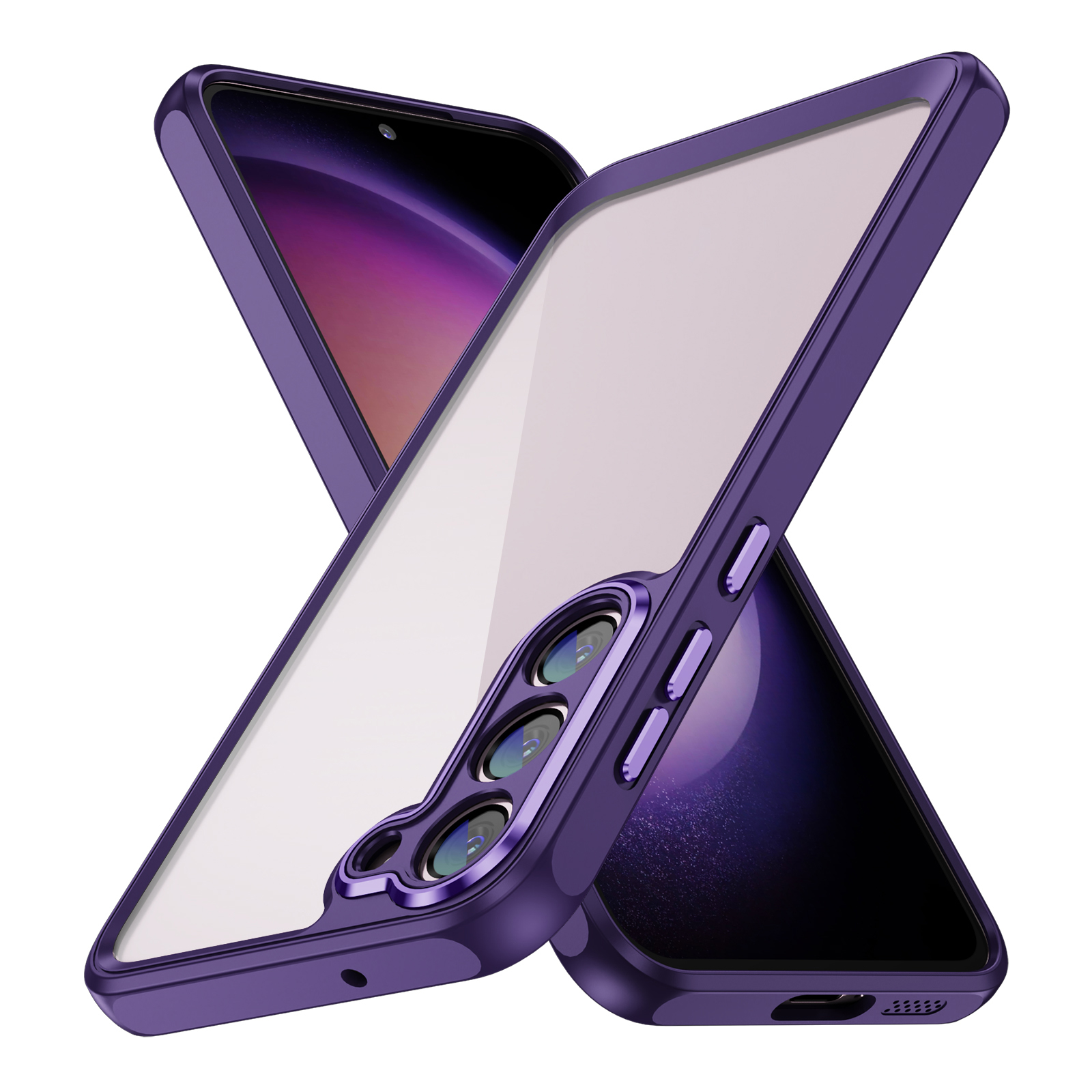 Für Samsung Galaxy S23 Transparente Deckung TPU + Acryl Drop Protection Phone Case - Dunkelviolett, Galaxy S23
Für Samsung Galaxy S23 Transparente Deckung TPU + Acryl Drop Protection Phone Case - Dunkelviolett, Galaxy S23