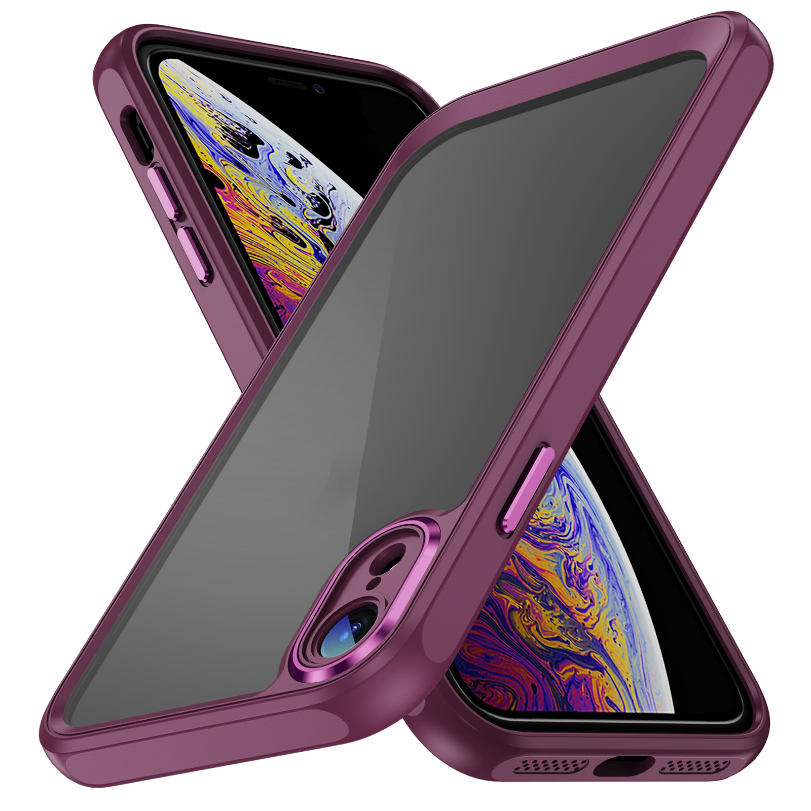 Für Iphone XR Back Case Acryl + TPU -schockdelefonabdeckung - Rose, iPhone XR 6.1 inch
Für Iphone XR Back Case Acryl + TPU -schockdelefonabdeckung - Rose, iPhone XR 6.1 inch