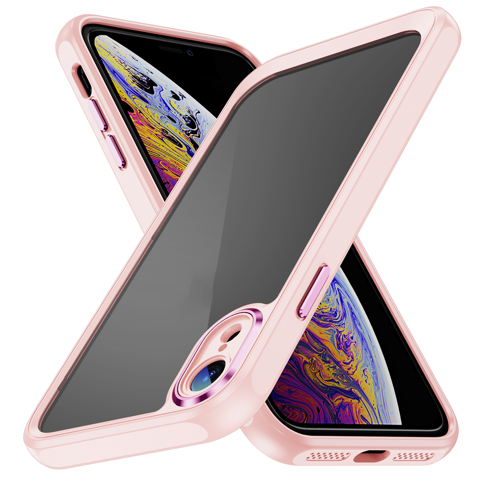 Für Iphone XR Back Case Acryl + TPU -schockdelefonabdeckung - Aprikosenrosa, iPhone XR 6.1 inch
Für Iphone XR Back Case Acryl + TPU -schockdelefonabdeckung - Aprikosenrosa, iPhone XR 6.1 inch