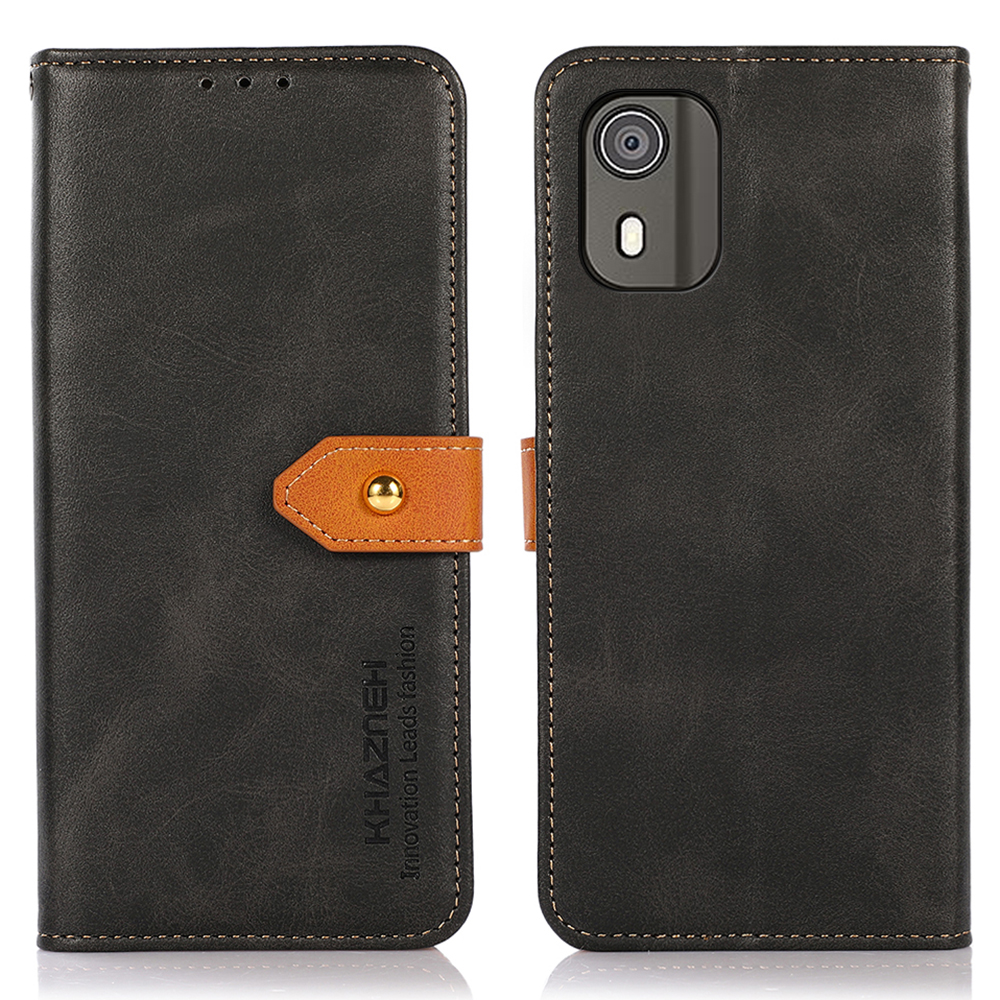 Khazneh Stand Wallet Leder Hülle Für Nokia C02, Cowide Textur Vollschutz Telefonabdeckung - Schwarz, Nokia C02
Khazneh Stand Wallet Leder Hülle Für Nokia C02, Cowide Textur Vollschutz Telefonabdeckung - Schwarz, Nokia C02