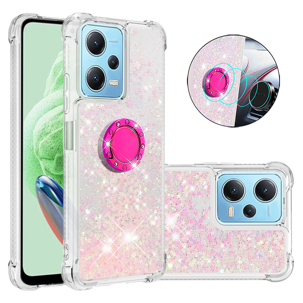 YB Quicksand Series-7 Glitter Flüssighülle Für Xiaomi Redmi Note 12 4G TPU Phone Case Ring Kickstand Schutzschutz - Rosa / Pentagramme, Xiaomi Redmi Note 12 4G
YB Quicksand Series-7 Glitter Flüssighülle Für Xiaomi Redmi Note 12 4G TPU Phone Case Ring Kickstand Schutzschutz - Rosa / Pentagramme, Xiaomi Redmi Note 12 4G