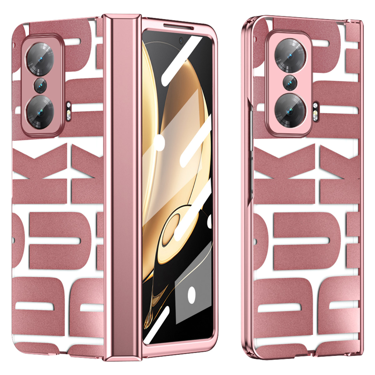 Für Ehrenmagie V Hard PC Phone Case Elektroplierendes Telefonabdeckung Mit Temperamentvollem Glasfilm - Roségold, Honor Magic V
Für Ehrenmagie V Hard PC Phone Case Elektroplierendes Telefonabdeckung Mit Temperamentvollem Glasfilm - Roségold, Honor Magic V