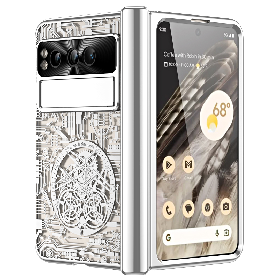 Falten Sie PC -telefonkoffer Für Google Pixel Fold, Mechanical Legend Series Electroplating Cover Mit Temperamentvollem Glasfilm - Silber, Google Pixel Fold
Falten Sie PC -telefonkoffer Für Google Pixel Fold, Mechanical Legend Series Electroplating Cover Mit Temperamentvollem Glasfilm - Silber, Google Pixel Fold