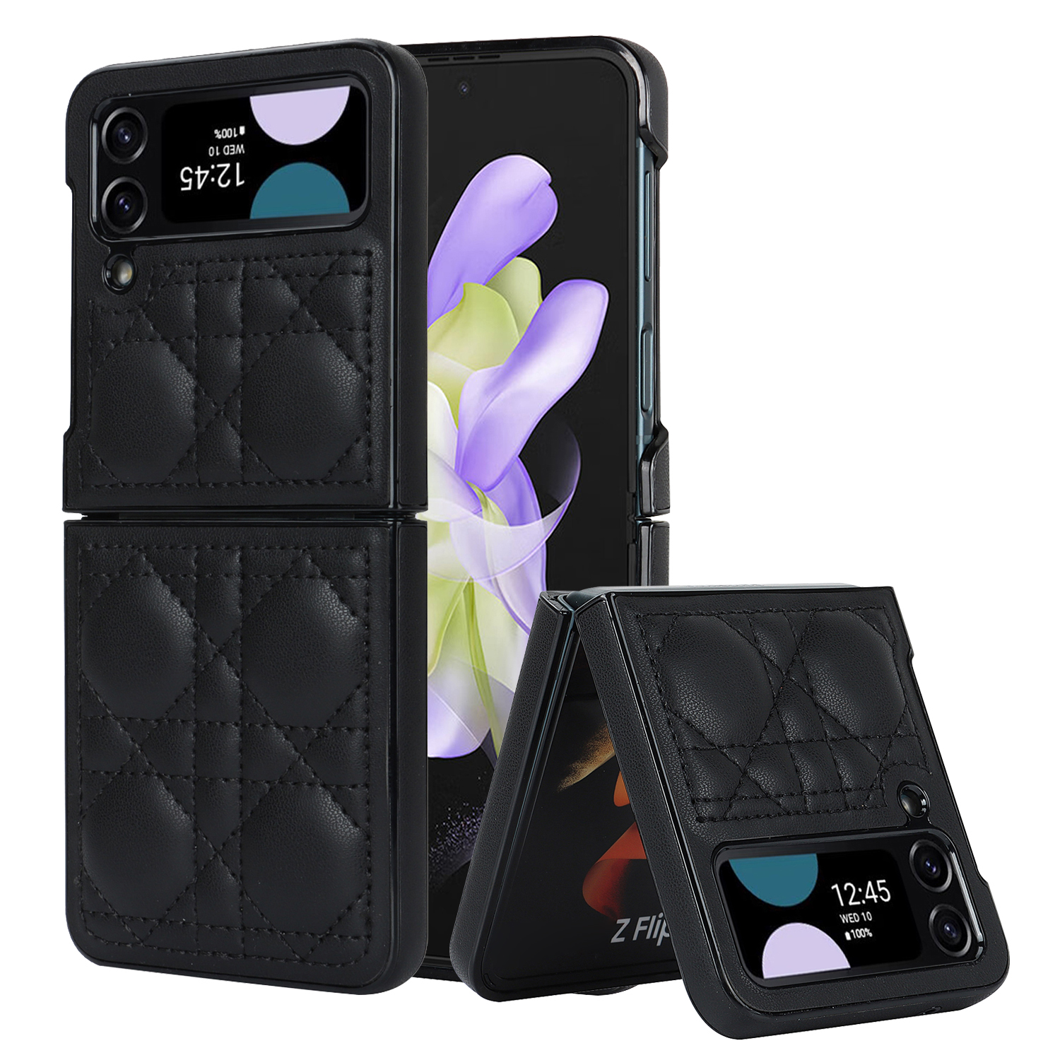 ZD014 Für Samsung Galaxy Z Flip4 5G Telefonhülle PU -leder -hard -pc -telefonabdeckung - Schwarz, Galaxy Z Flip4 5G
ZD014 Für Samsung Galaxy Z Flip4 5G Telefonhülle PU -leder -hard -pc -telefonabdeckung - Schwarz, Galaxy Z Flip4 5G