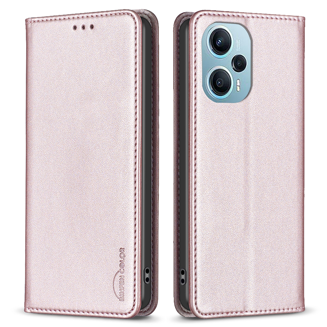 Binfen Farbe BF18 Für Xiaomi Poco F5 5G / Redmi Note 12 Turbo PU Leather Phone Case Card Slot Ständer Telefonabdeckung - Roségold, Xiaomi Poco F5 5G
Binfen Farbe BF18 Für Xiaomi Poco F5 5G / Redmi Note 12 Turbo PU Leather Phone Case Card Slot Ständer Telefonabdeckung - Roségold, Xiaomi Poco F5 5G