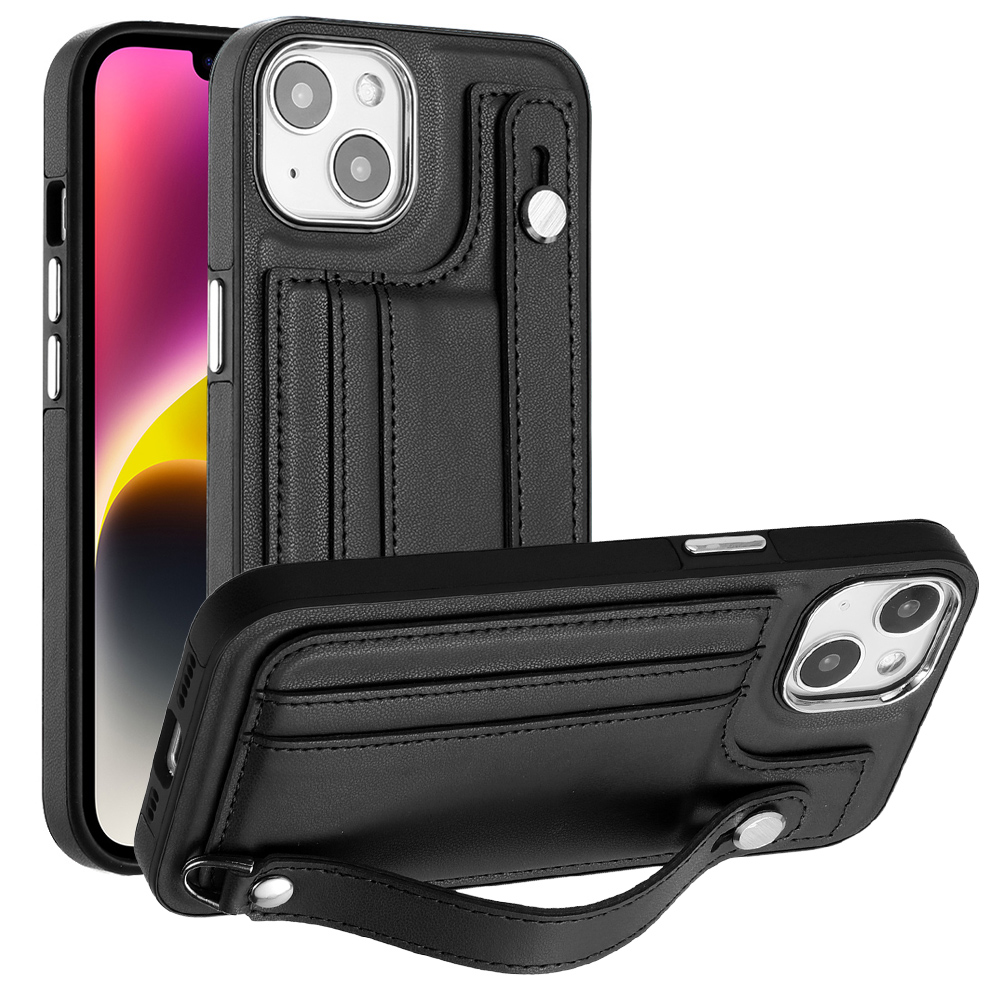 YB Lederbeschichtungsreihe-5 Für Iphone 14 Plus Schocksicheres Kickstand-hülle Lederbeschichteter Tpu-telefonabdeckung Mit Kartensteckplätzen - Schwarz, iPhone 14 Plus
YB Lederbeschichtungsreihe-5 Für Iphone 14 Plus Schocksicheres Kickstand-hülle Lederbeschichteter Tpu-telefonabdeckung Mit Kartensteckplätzen - Schwarz, iPhone 14 Plus