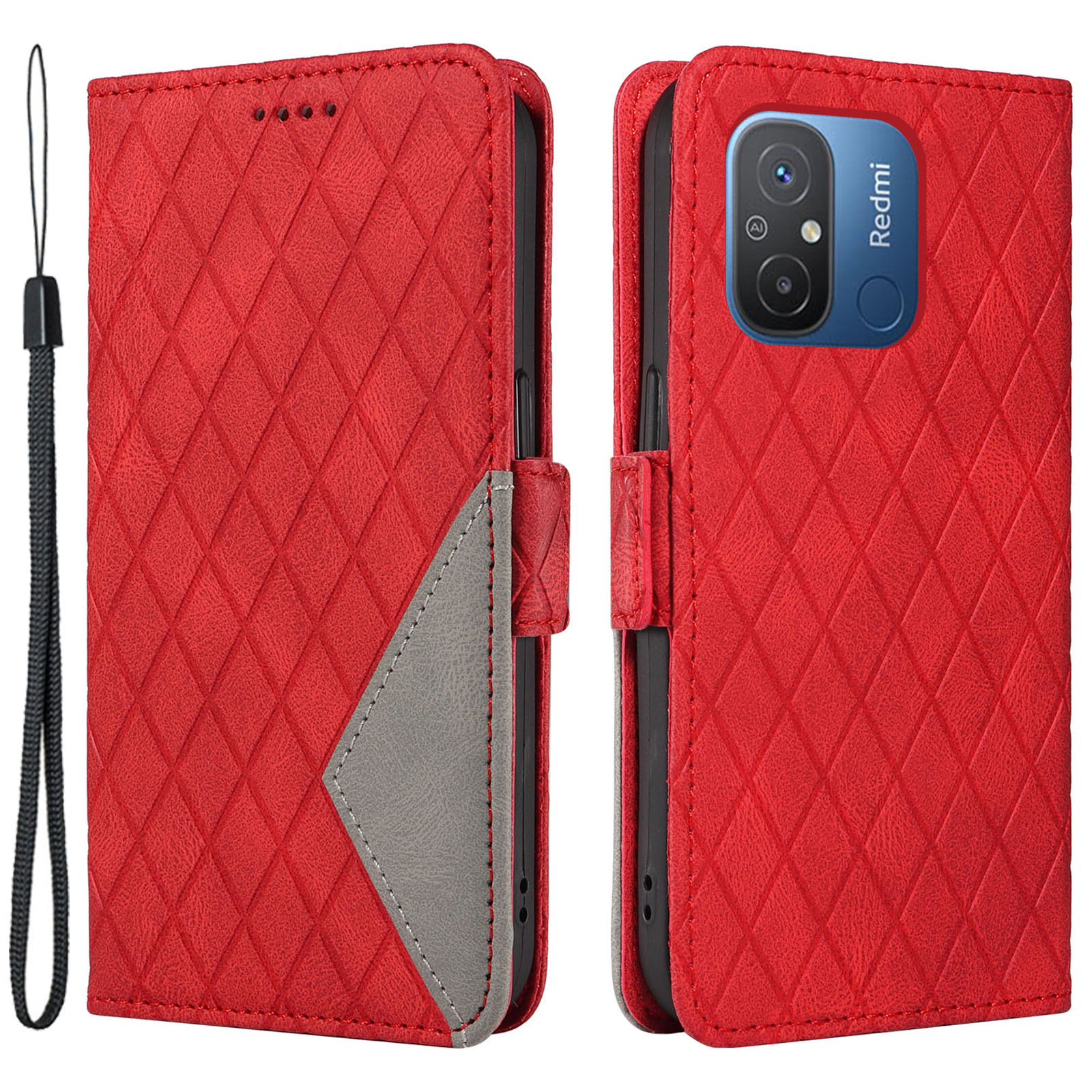Leder -telefonabdeckung Für Xiaomi Redmi 12c 4g / Redmi 11a 4G Rhombus Eingeprägter Brieftaschenstand Fall - Rot, Xiaomi Redmi 12C 4G
Leder -telefonabdeckung Für Xiaomi Redmi 12c 4g / Redmi 11a 4G Rhombus Eingeprägter Brieftaschenstand Fall - Rot, Xiaomi Redmi 12C 4G