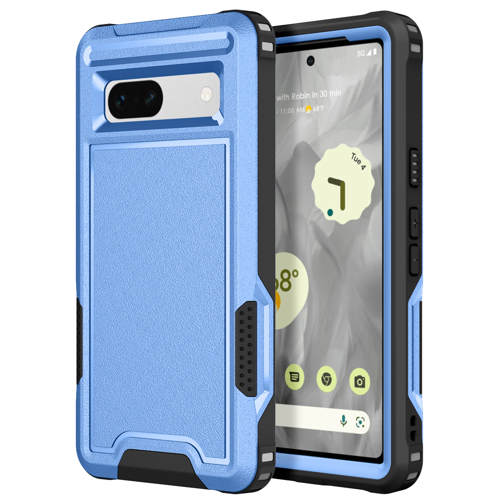 Für Google Pixel 7a Rugged Hybrid Hard PC Soft TPU Phone Case Nicht-schlupf-schutzschutzabdeckung - Marineblau+schwarz, Google Pixel 7a
Für Google Pixel 7a Rugged Hybrid Hard PC Soft TPU Phone Case Nicht-schlupf-schutzschutzabdeckung - Marineblau+schwarz, Google Pixel 7a
