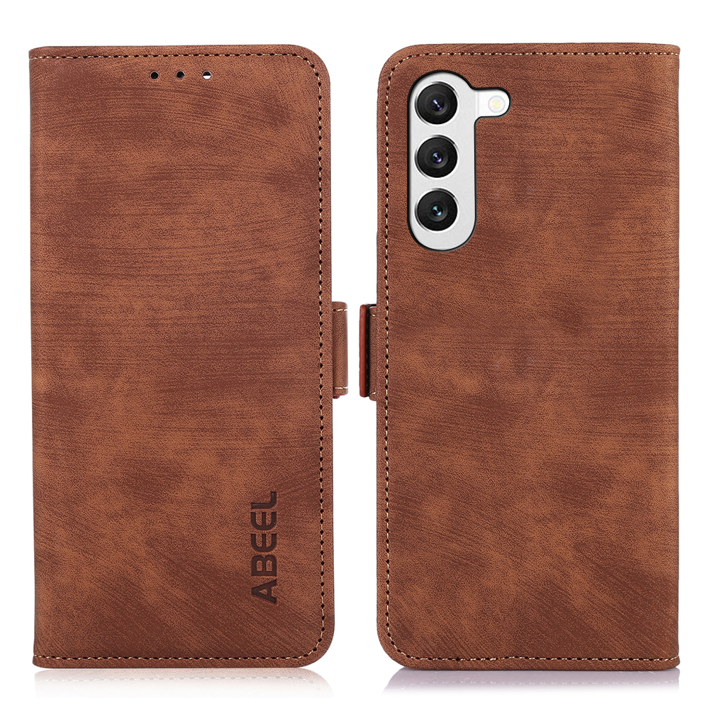 ABEEL PU -lederschale Für Samsung Galaxy S23 Brieftaschenabdeckung Retro Textur Mobiltelefon Ständer Hülle - Braun, Galaxy S23
ABEEL PU -lederschale Für Samsung Galaxy S23 Brieftaschenabdeckung Retro Textur Mobiltelefon Ständer Hülle - Braun, Galaxy S23