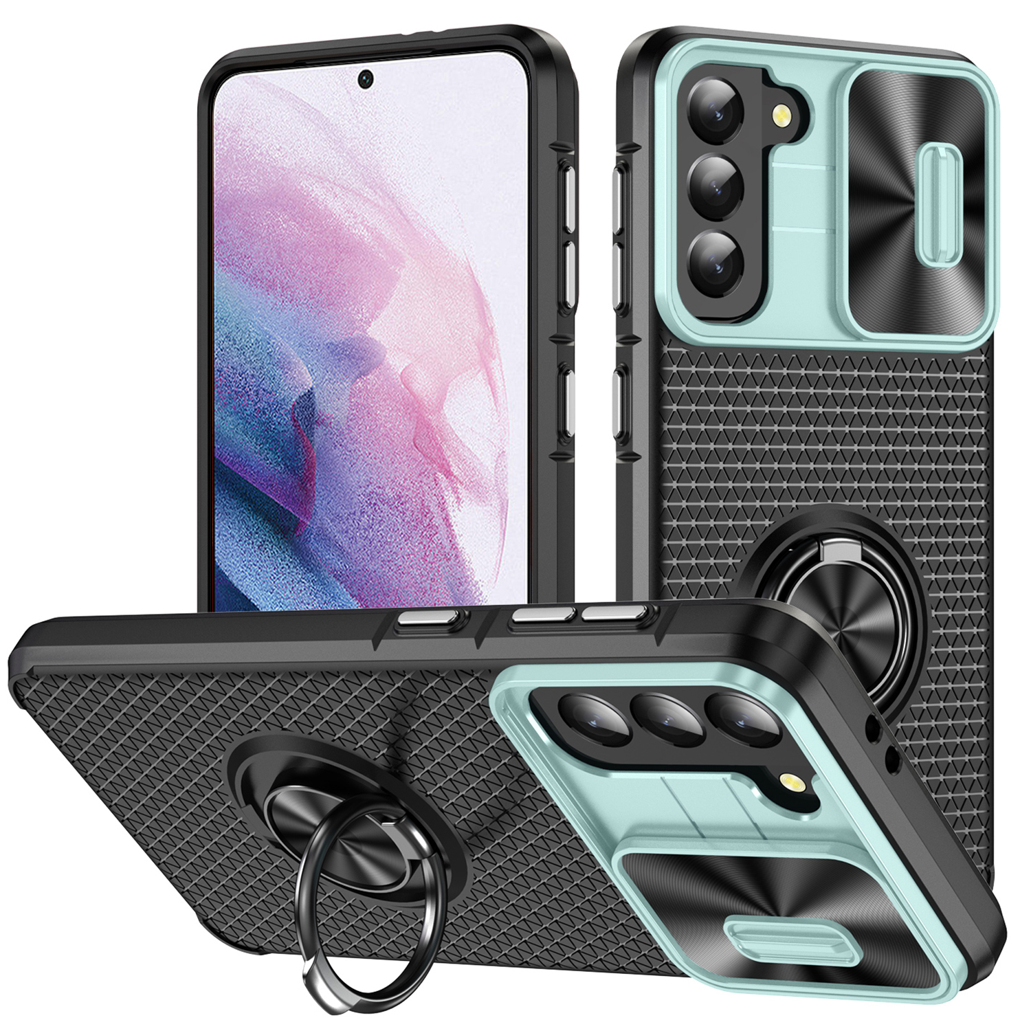 Für Samsung Galaxy S21+ 5G Dia Camera Protection Phone Hülle Pc+ Tpu -kickständerabdeckung - Grau Grün+schwarz, Galaxy S21+ 5G
Für Samsung Galaxy S21+ 5G Dia Camera Protection Phone Hülle Pc+ Tpu -kickständerabdeckung - Grau Grün+schwarz, Galaxy S21+ 5G