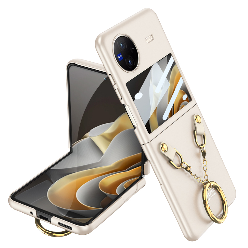 GKK Für Vivo X Flip Hard PC Phone Hülle Ringfinger Grip Design Deckung Mit Kleinem Screenfilm - Champagner Gold, vivo X Flip
GKK Für Vivo X Flip Hard PC Phone Hülle Ringfinger Grip Design Deckung Mit Kleinem Screenfilm - Champagner Gold, vivo X Flip