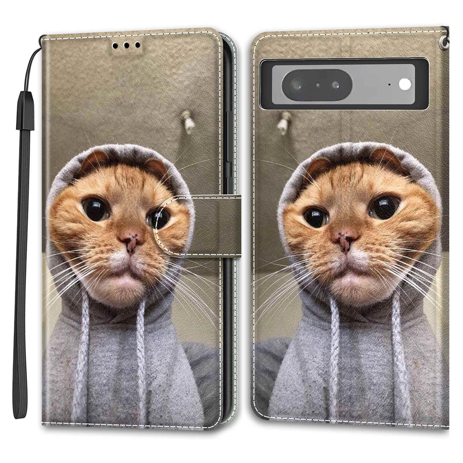 Kartensteckplätze Lederhülle Für Google Pixel 7 5G Muster Gedrucktes Stand Telefonabdeckung Mit Riemen - Gelbe Katze / Pullover, Google Pixel 7 5G
Kartensteckplätze Lederhülle Für Google Pixel 7 5G Muster Gedrucktes Stand Telefonabdeckung Mit Riemen - Gelbe Katze / Pullover, Google Pixel 7 5G