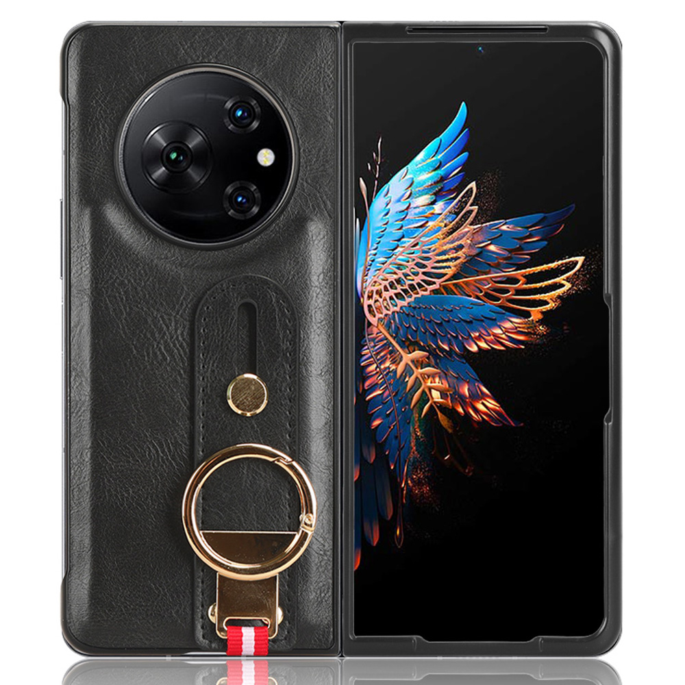 Für Tecno Phantom V Fold Phone Shell Lederbeschichtung PC+TPU Armband Kickstand Cover Mit Nackengurt - Schwarz, Tecno Phantom V Fold
Für Tecno Phantom V Fold Phone Shell Lederbeschichtung PC+TPU Armband Kickstand Cover Mit Nackengurt - Schwarz, Tecno Phantom V Fold