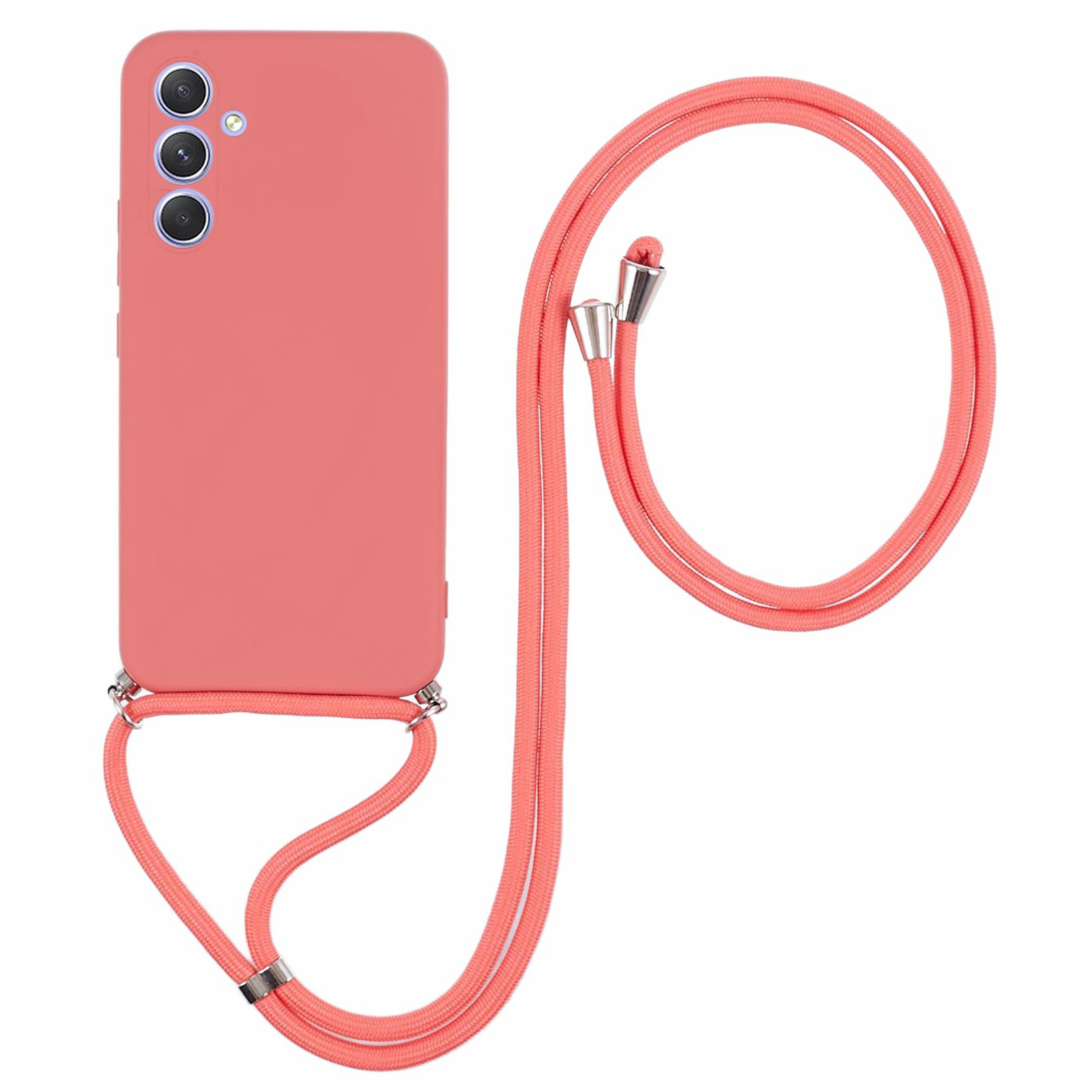 Für Samsung Galaxy A54 5G TPU -hülle Faserfaserabdeckung Mit Langem Lanyard - Hawthornrot, Galaxy A54 5G
Für Samsung Galaxy A54 5G TPU -hülle Faserfaserabdeckung Mit Langem Lanyard - Hawthornrot, Galaxy A54 5G