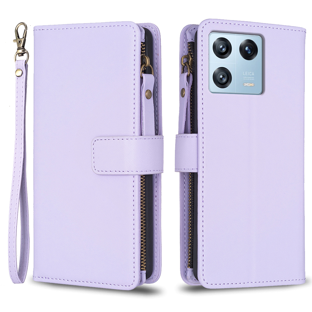 BF Style-19 Für Xiaomi 13 Pro 5G Reißverschluss Tasche Feste Farbbrieftasche PU Leder-telefonständer Cover - Lila, Xiaomi 13 Pro 5G
BF Style-19 Für Xiaomi 13 Pro 5G Reißverschluss Tasche Feste Farbbrieftasche PU Leder-telefonständer Cover - Lila, Xiaomi 13 Pro 5G