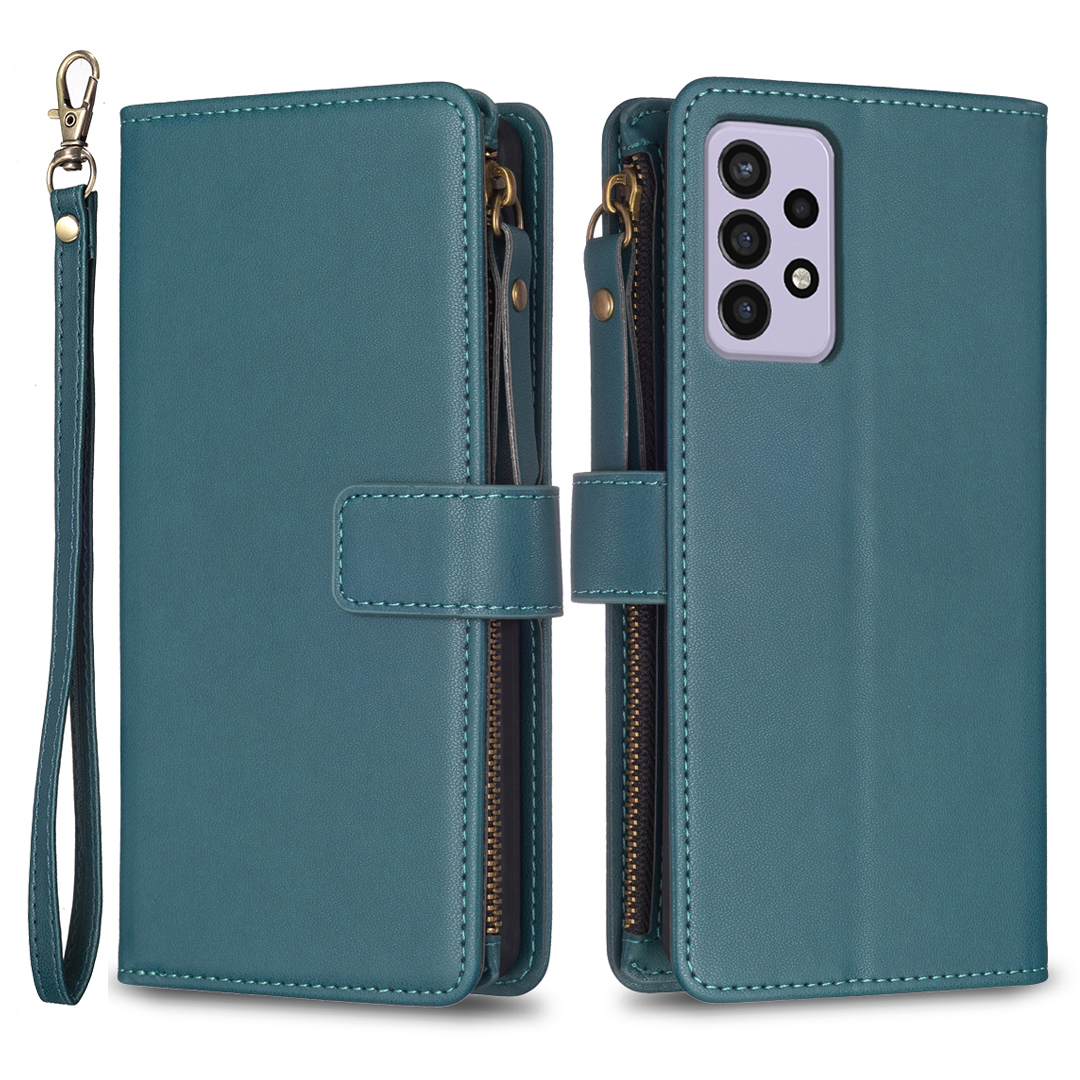 BF Style-19 Für Samsung Galaxy A52 4G / 5g / A52s 5G Telefon Lederhülle Reißverschluss Pocket Wallet Telefonständer Abdeckung - Grün, Galaxy A52 4G
BF Style-19 Für Samsung Galaxy A52 4G / 5g / A52s 5G Telefon Lederhülle Reißverschluss Pocket Wallet Telefonständer Abdeckung - Grün, Galaxy A52 4G