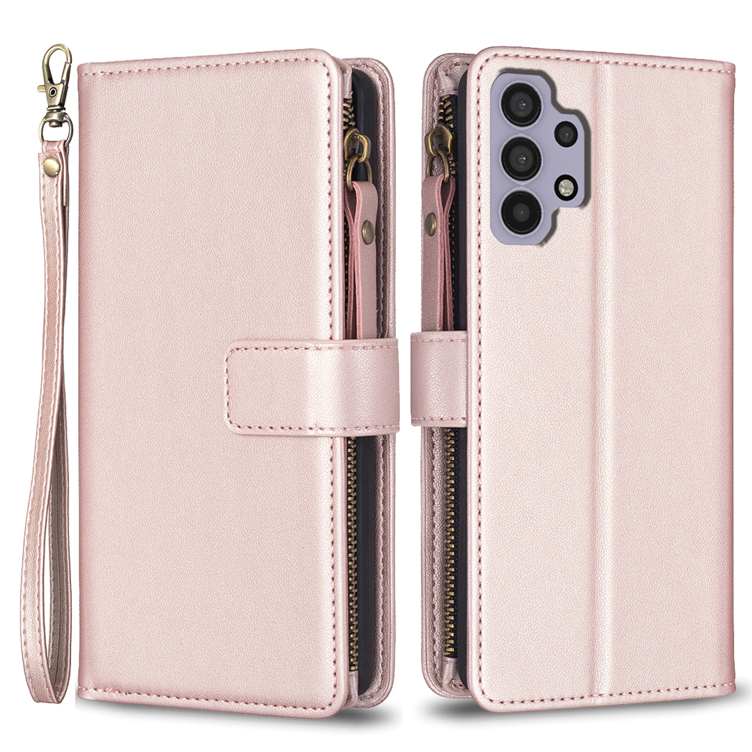 BF Style-19 Für Samsung Galaxy A32 5G / M32 5G Reißverschluss Pocket Phone Cover PU Lederständer Telefon Brieftasche Hülle - Roségold, Galaxy A32 5G
BF Style-19 Für Samsung Galaxy A32 5G / M32 5G Reißverschluss Pocket Phone Cover PU Lederständer Telefon Brieftasche Hülle - Roségold, Galaxy A32 5G