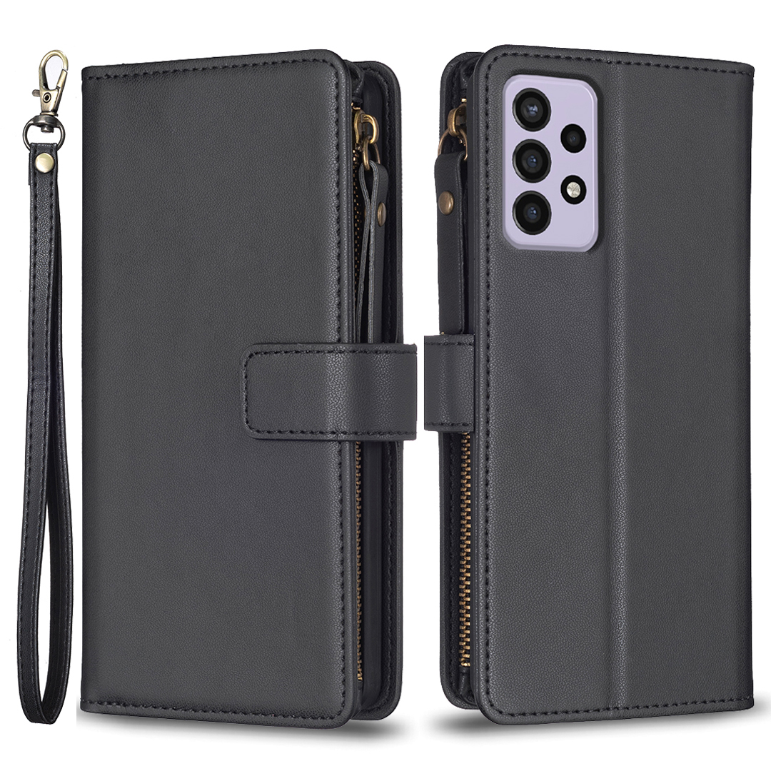 BF Style-19 Für Samsung Galaxy A33 5G Telefon Lederhülle Reißverschluss Pocket Telefonabdeckung Mit Stand Wallet - Schwarz, Samsung Galaxy A33 5G
BF Style-19 Für Samsung Galaxy A33 5G Telefon Lederhülle Reißverschluss Pocket Telefonabdeckung Mit Stand Wallet - Schwarz, Samsung Galaxy A33 5G