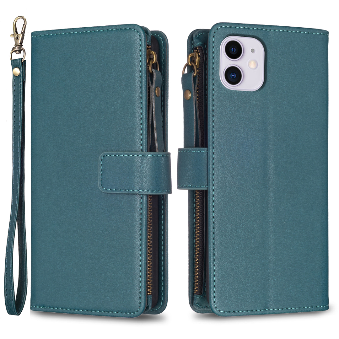 BF Style-19 Reißverschluss Pocket Phone Hülle Für Iphone 11, PU Leder-stand Wallet-telefonabdeckung - Grün, iPhone 11
BF Style-19 Reißverschluss Pocket Phone Hülle Für Iphone 11, PU Leder-stand Wallet-telefonabdeckung - Grün, iPhone 11