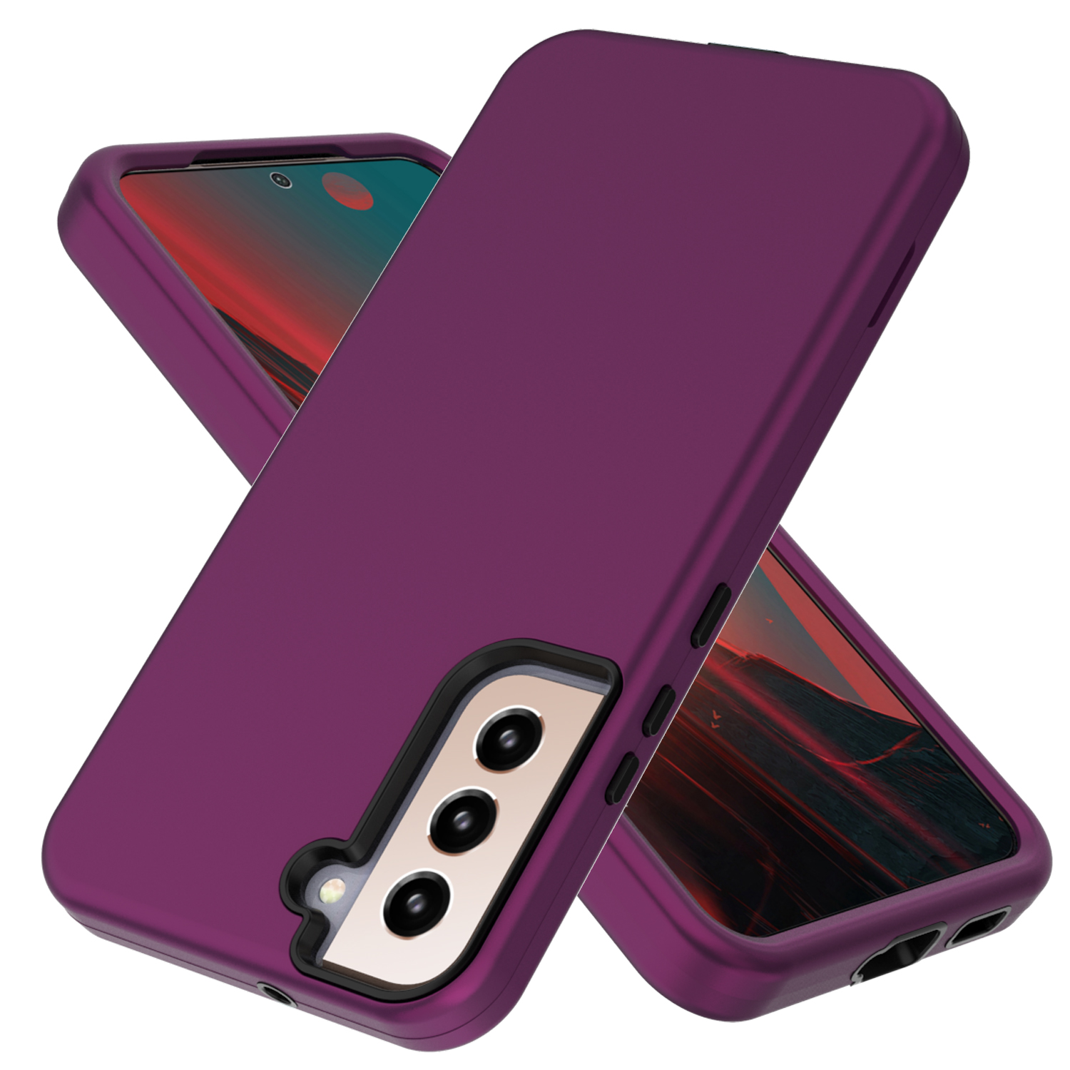 GW03 Für Samsung Galaxy S22 + 5G Verdickte Gummierte TPU + Pc-telefonhülle Anti-fingerabdruck Rückseite Abdeckung - Dunkelviolett, Galaxy S22+ 5G
GW03 Für Samsung Galaxy S22 + 5G Verdickte Gummierte TPU + Pc-telefonhülle Anti-fingerabdruck Rückseite Abdeckung - Dunkelviolett, Galaxy S22+ 5G